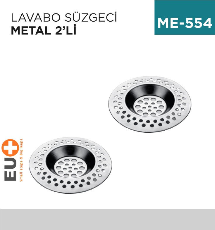 LAVABO SÜZGECİ METAL 2Lİ (SD-679)