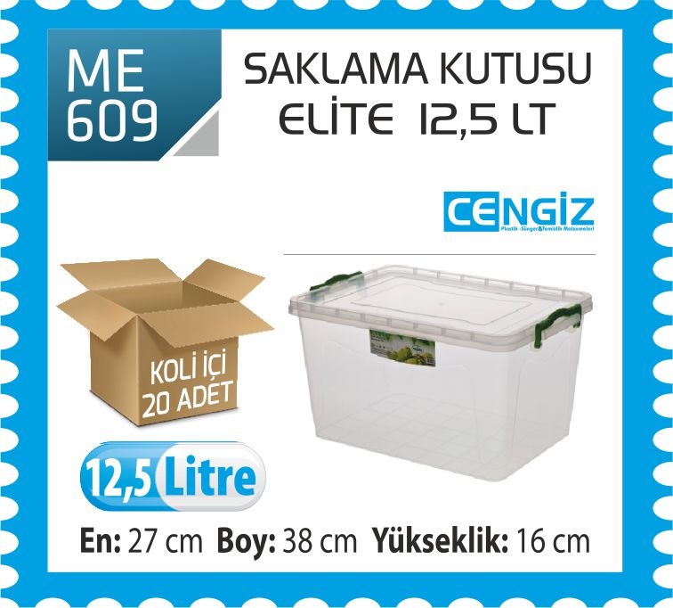 SAKLAMA KUTUSU ELİTE 12,5 LT (2686)