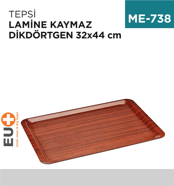 TEPSİ LAMİNE KAYMAZ 32 CM*44 CM