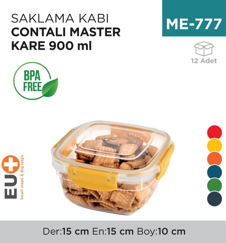 SAKLAMA KABI CONTALI MASTER KARE 900 ML.(30803)