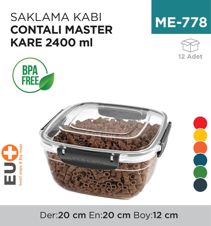SAKLAMA KABI CONTALI MASTER KARE 2400 ML(30805)