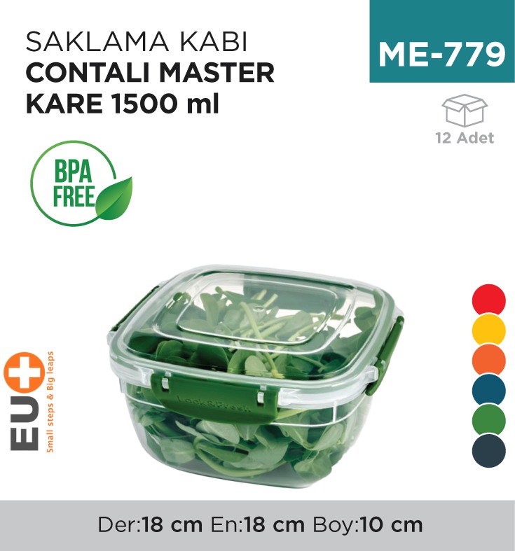 SAKLAMA KABI CONTALI MASTER KARE 1500 ML.(30804)