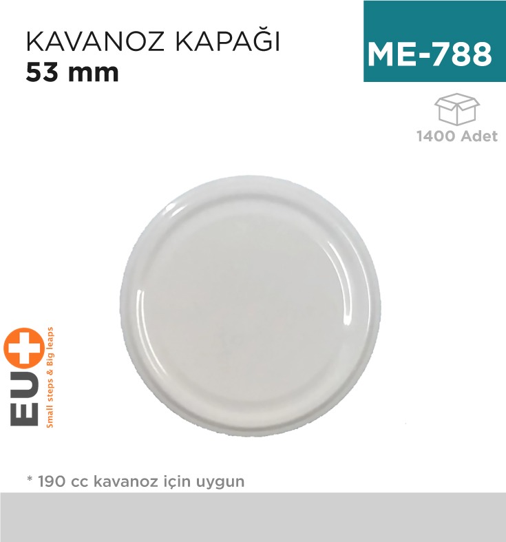 CAM KAVANOZ KAPAĞI 53 MM (190)