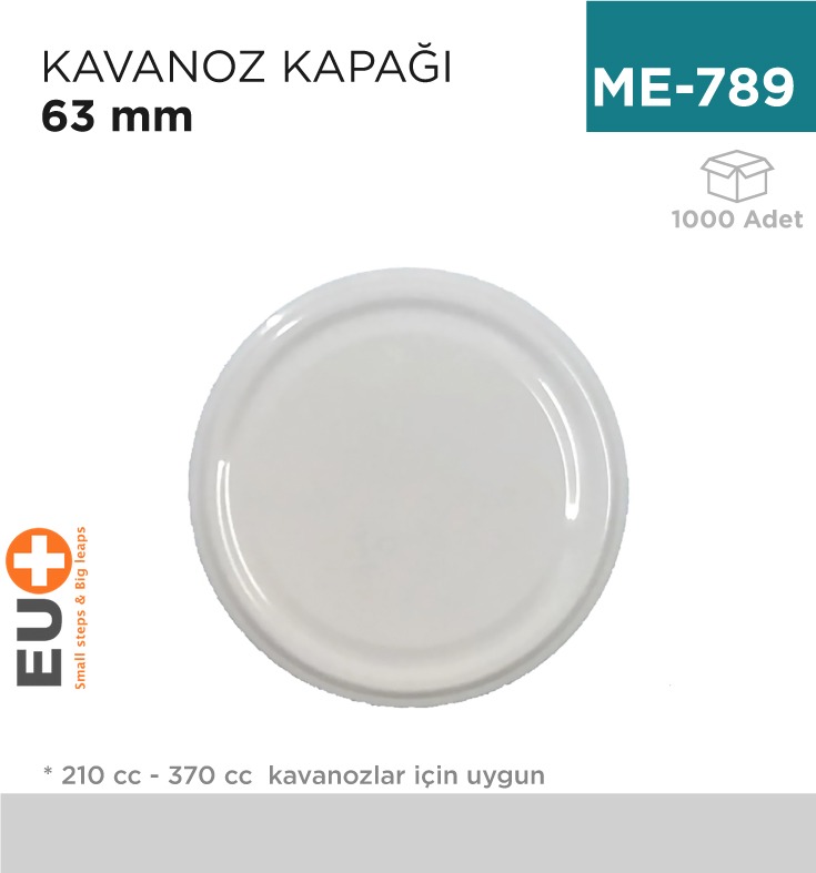 CAM KAVANOZ KAPAĞI 63 MM (370)