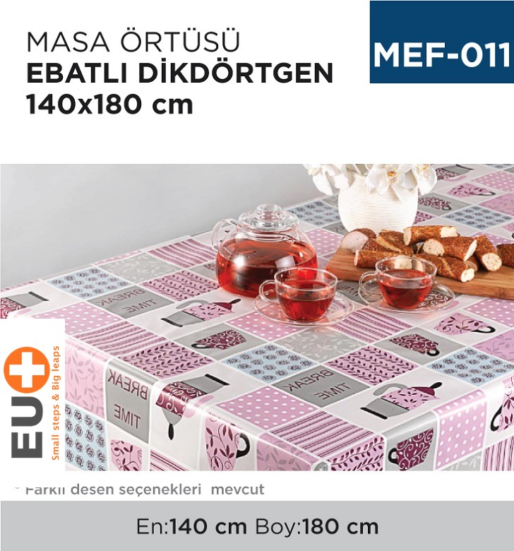 MASA ÖRTÜSÜ EBATLI 140 CM*180 CM