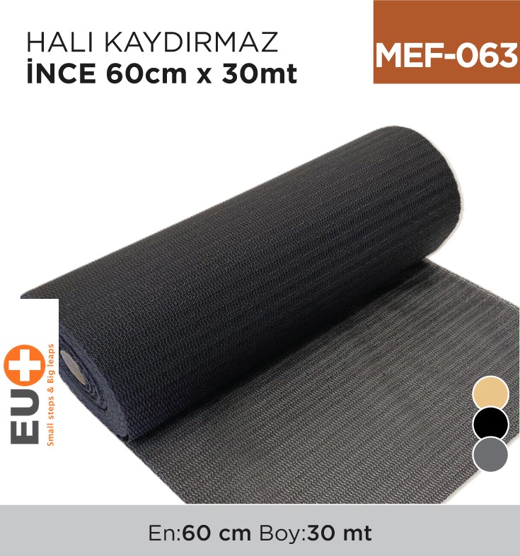 HALI KAYDIRMAZ İNCE RULO 60 CM*30 MT