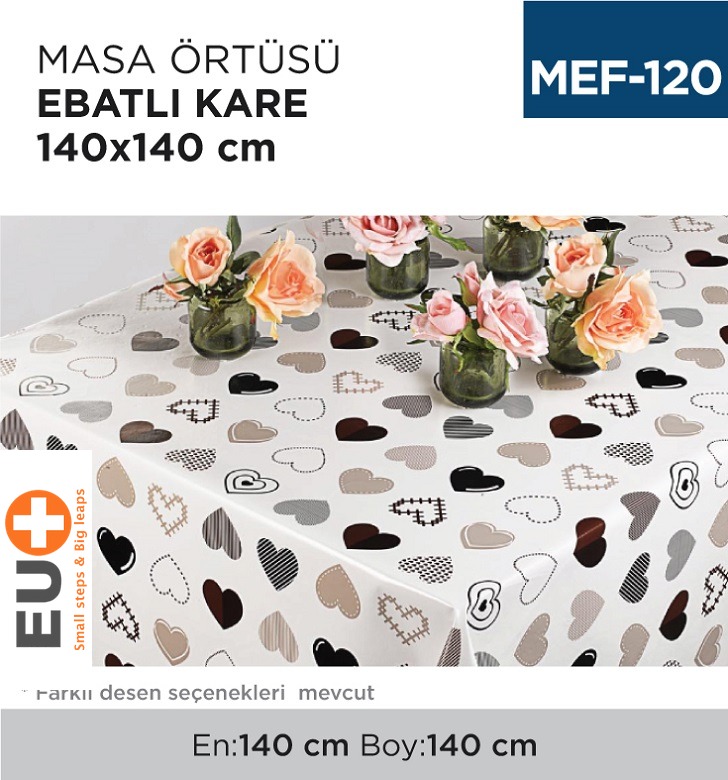 MASA ÖRTÜSÜ EBATLI 140 CM (KARE)