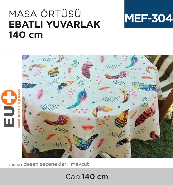 MASA ÖRTÜSÜ EBATLI 140 CM (YUVARLAK)
