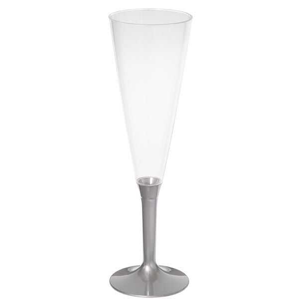 Plastik Şampanya Kadehi Gri
