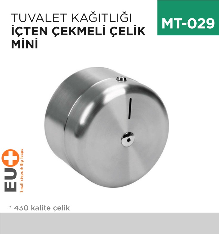 TUVALET KAĞITLIĞI İÇTEN ÇEKMELİ ÇELİK MİNİ (7304)