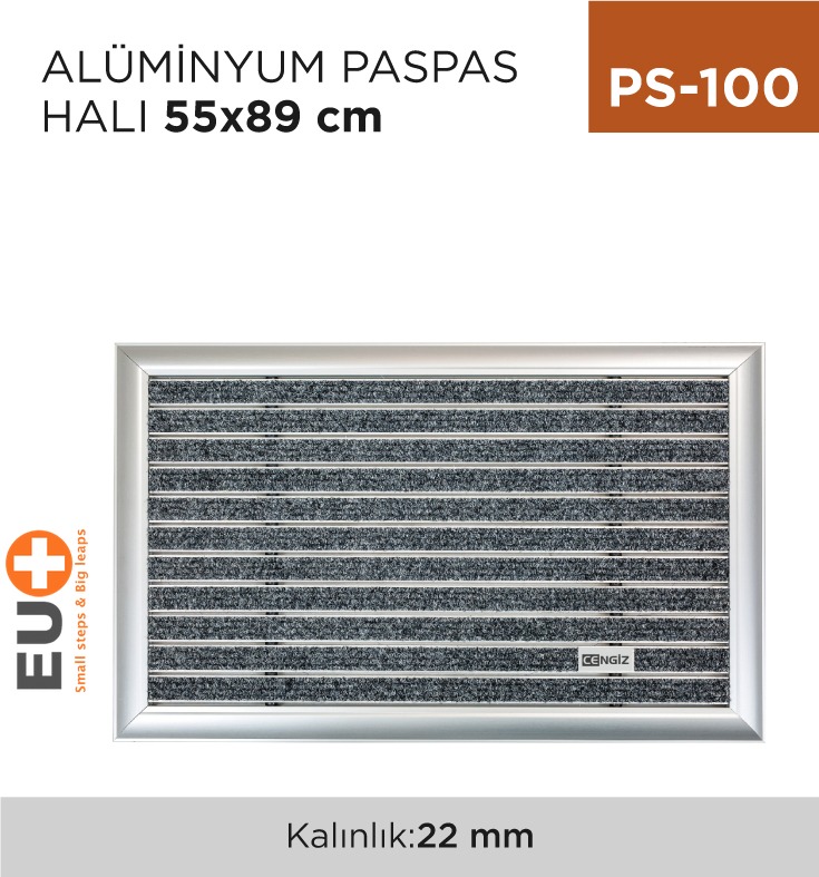 ALÜMİNYUM PASPAS HALI 55 CM*89 CM