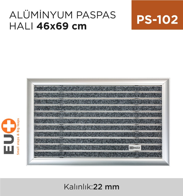 ALÜMİNYUM PASPAS HALI 46 CM*69 CM