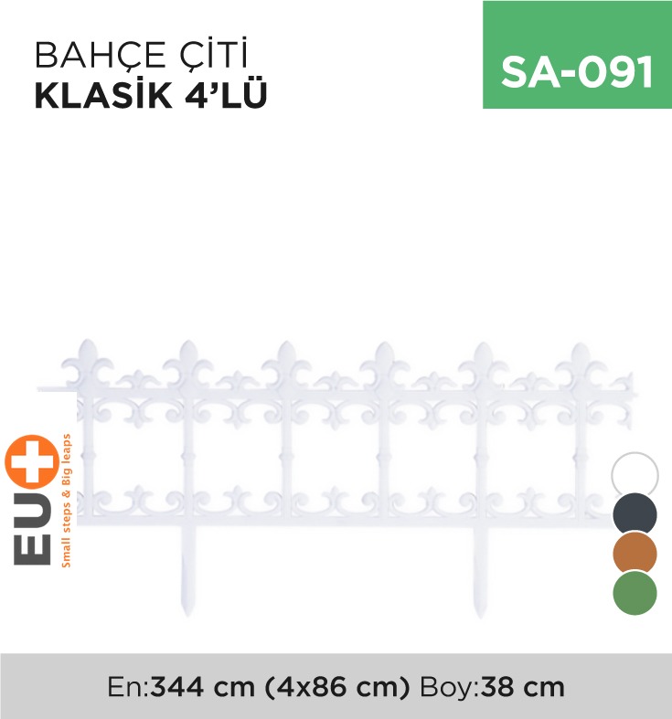 BAHÇE ÇİTİ KLASİK 4LÜ (5990)