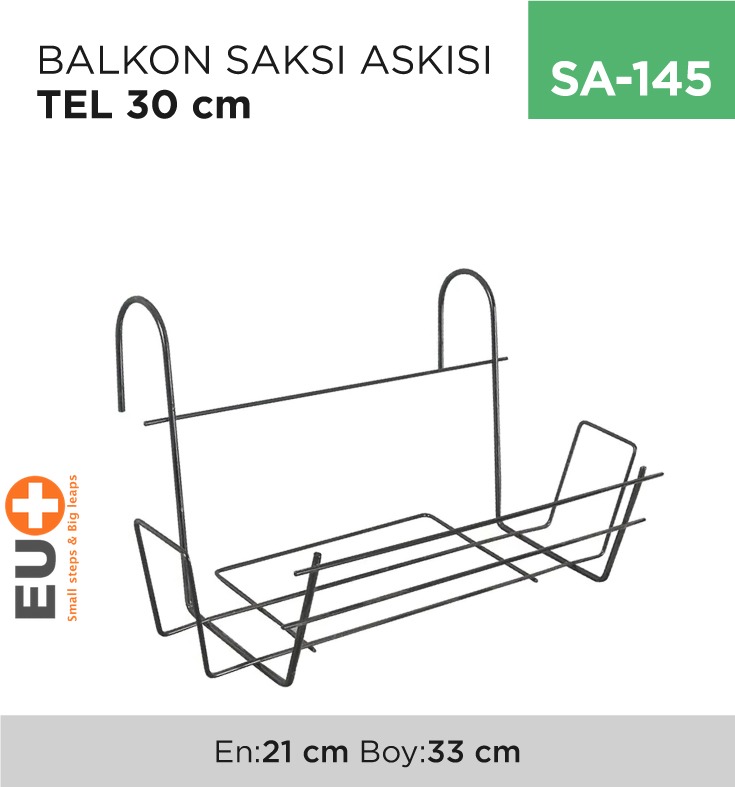 BALKON SAKSI ASKISI TEL 30 CM