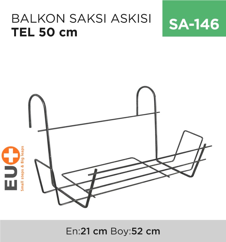 BALKON SAKSI ASKISI TEL 50 CM