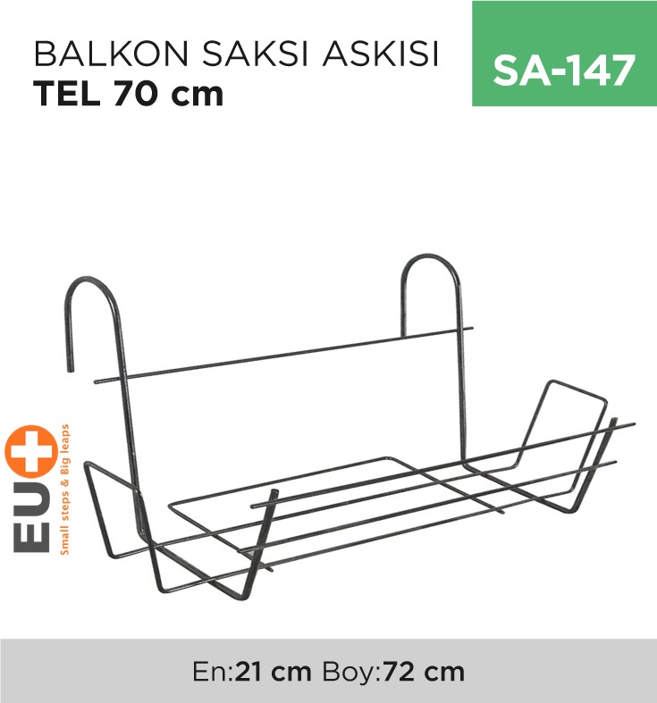 BALKON SAKSI ASKISI TEL 70 CM
