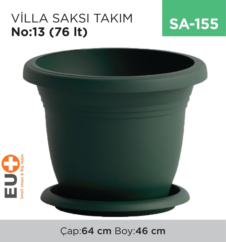VİLLA SAKSI  TAKIM NO:13 (76 LT)(V513)