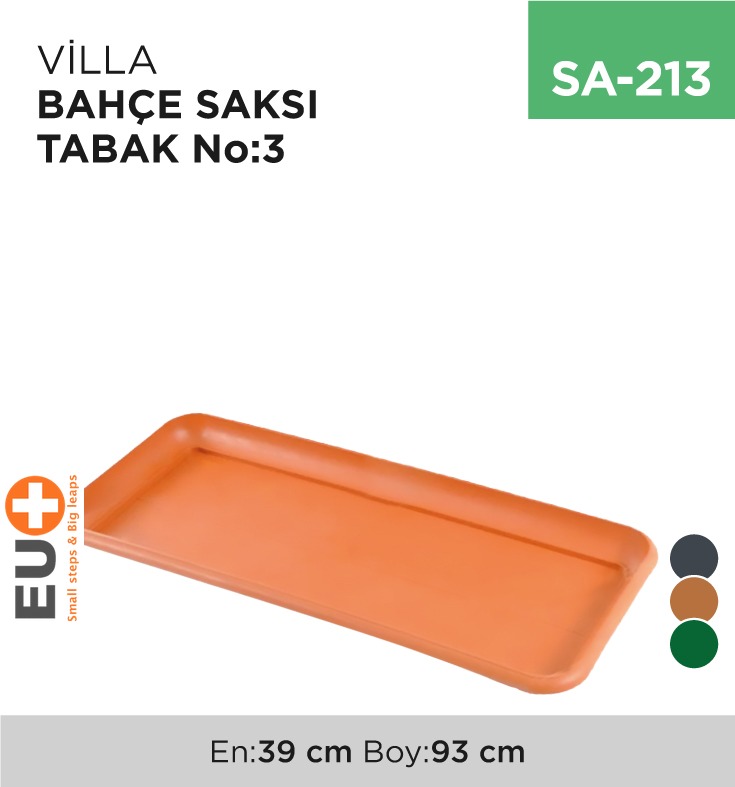 VİLLA BAHÇE SAKSI TABAK NO:3