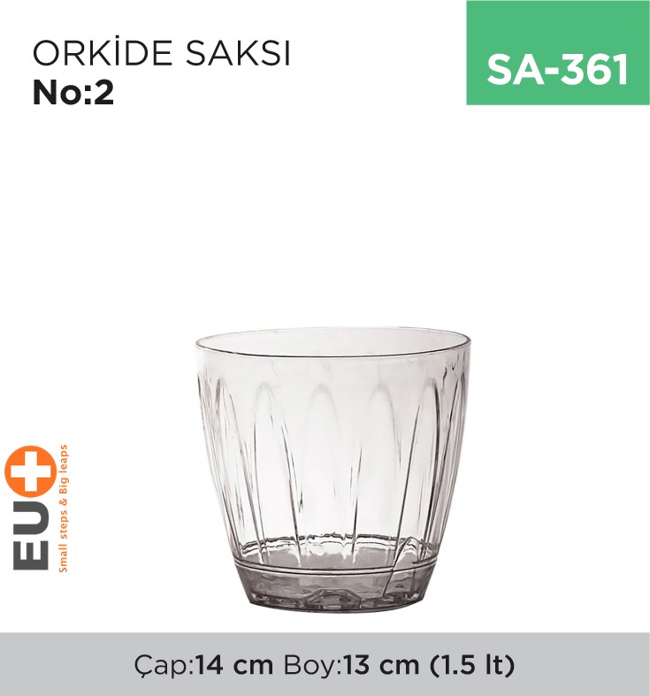 ORKİDE SAKSI NO:2 (1.5 LT) (OR02)