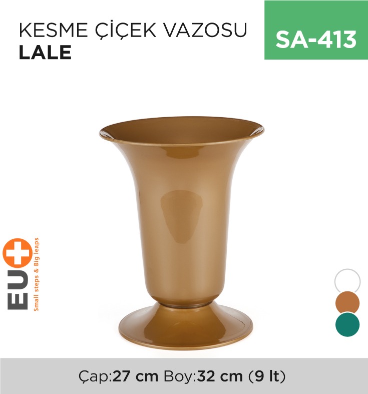 +KESME ÇİÇEK VAZOSU LALE (9 LT) (V001)