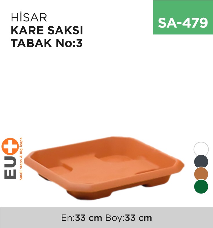 HİSAR KARE SAKSI TABAK NO:3 (HKT3)