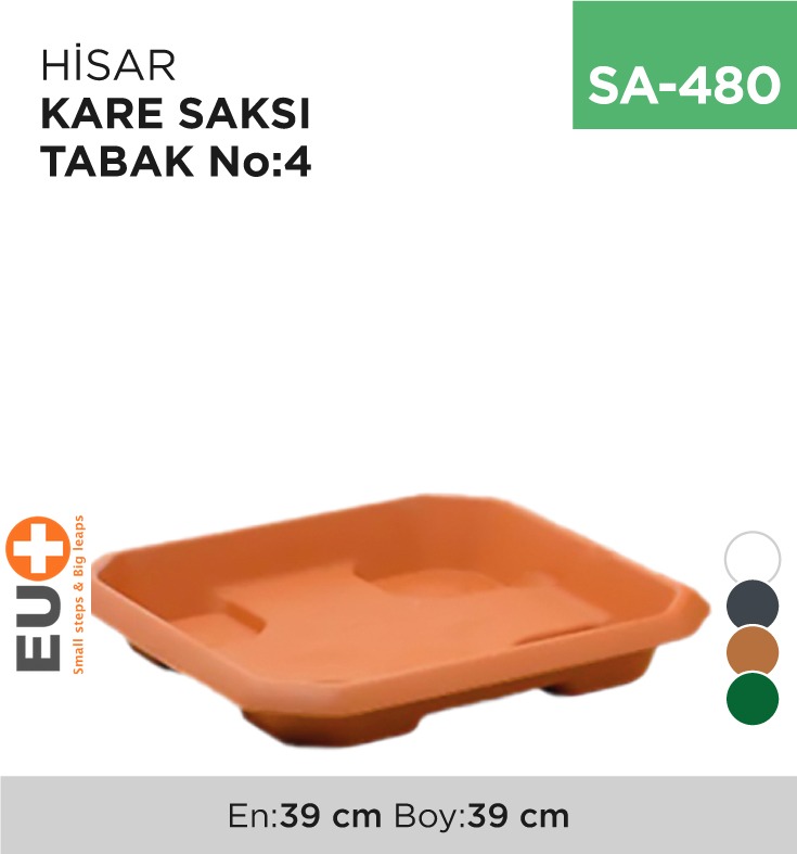 HİSAR KARE SAKSI TABAK NO:4 (HKT4)
