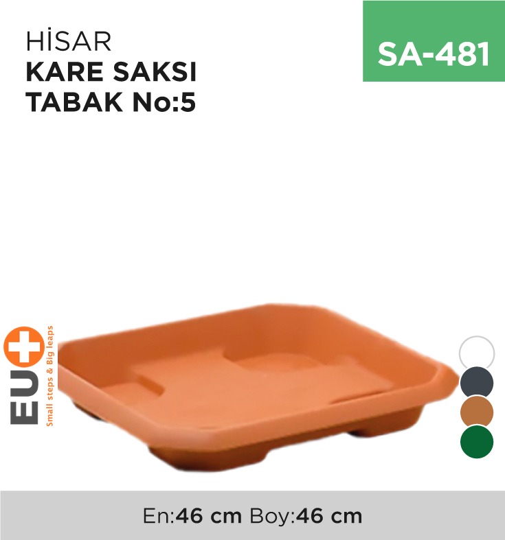HİSAR KARE SAKSI TABAK NO:5 (HKT5)