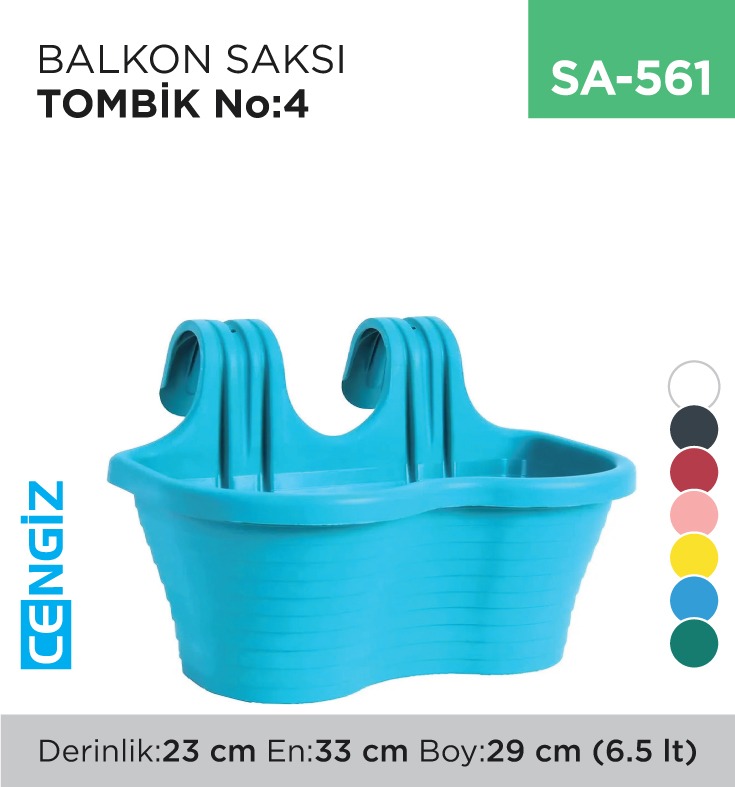 BALKON SAKSI TOMBİK NO:4 (6,5 LT) (TOM4)