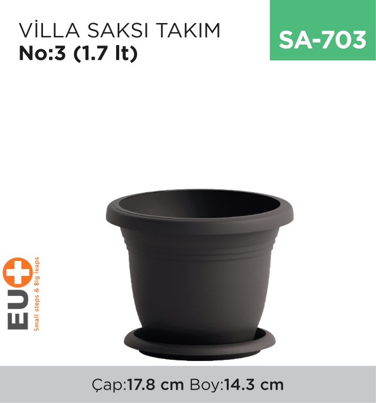 VİLLA SAKSI TAKIM NO:3  (1,7 LT) (V503)