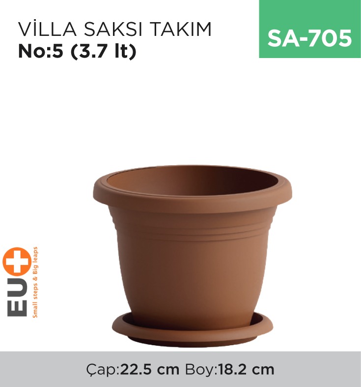 VİLLA SAKSI TAKIM NO:5  (3,7 LT) (V505)