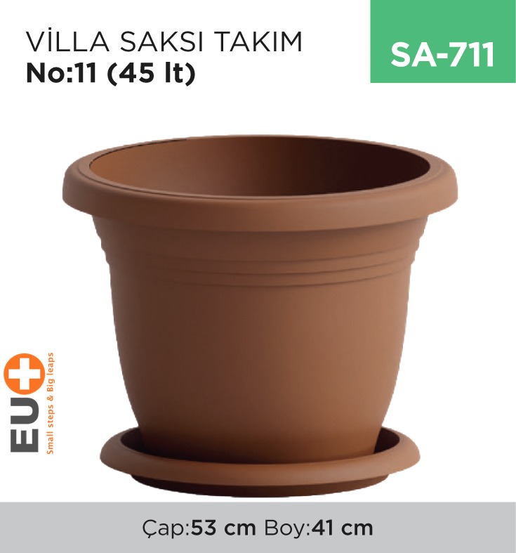 VİLLA SAKSI TAKIM NO:11 (45 LT) (V511)