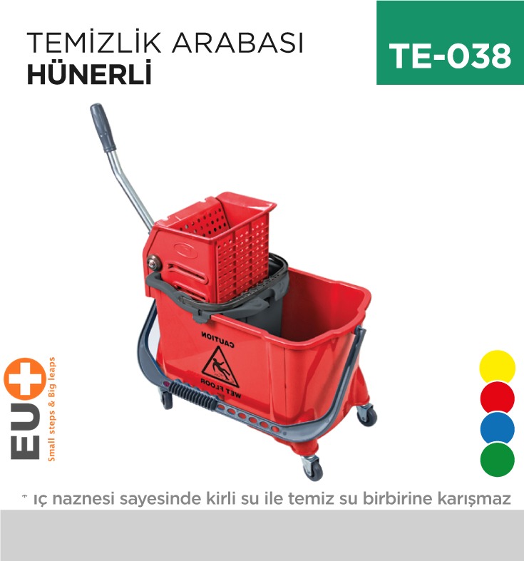TEMİZLİK ARABASI HÜNERLİ (HTS730)