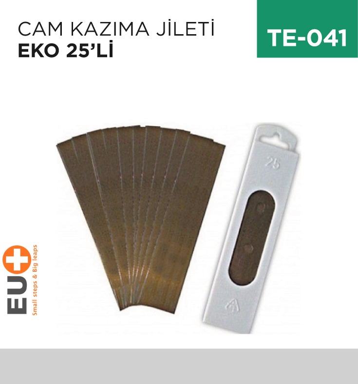 CAM KAZIMA JİLETİ EKO 25Lİ