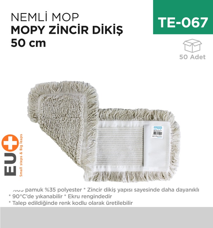 NEMLİ MOP CETY ZİNCİR DİKİŞ 50 CM
