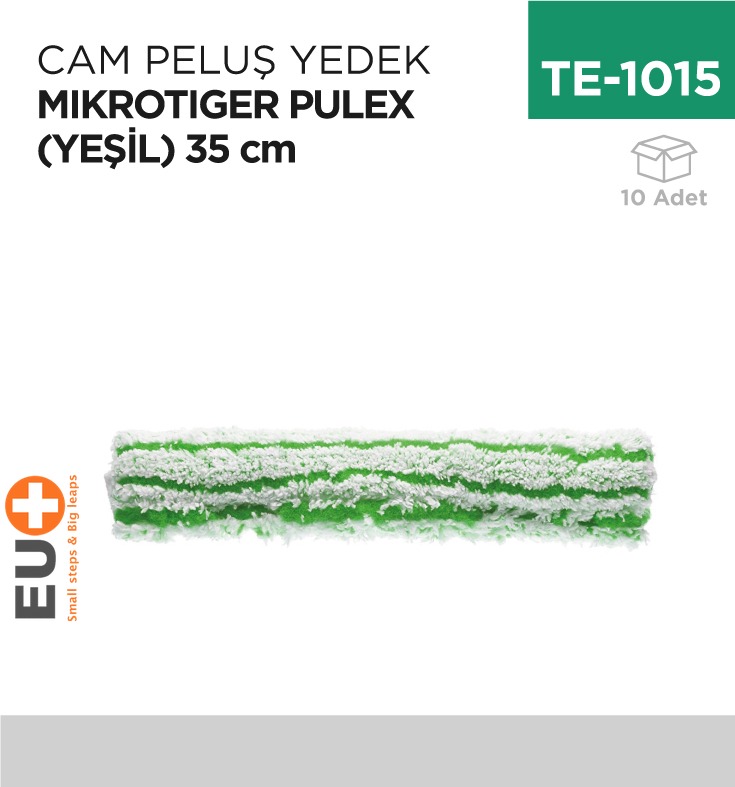 CAM PELUŞ YEDEK MIKROTIGER PULEX (YEŞİL)35 CM (P218)