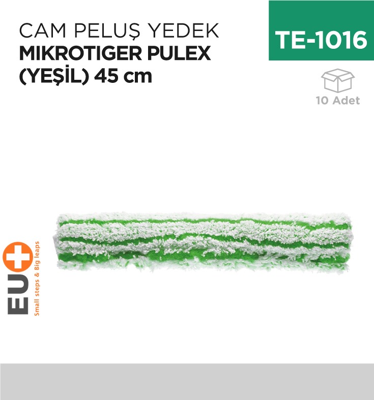 CAM PELUŞ YEDEK MIKROTIGER PULEX (YEŞİL)45 CM (P219)