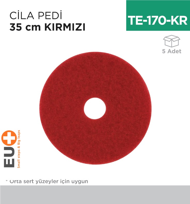 CİLA PEDİ 35 CM KIRMIZI