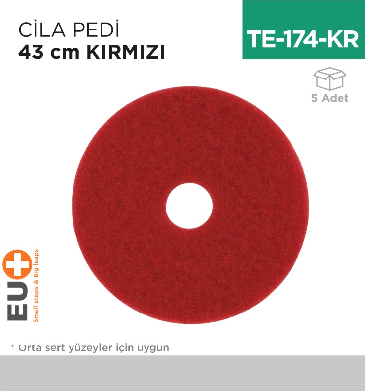 CİLA PEDİ 43 CM KIRMIZI