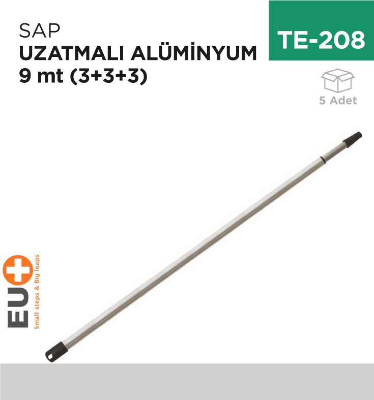 SAP UZATMALI ALÜMİNYUM 9 MT (3+3+3)