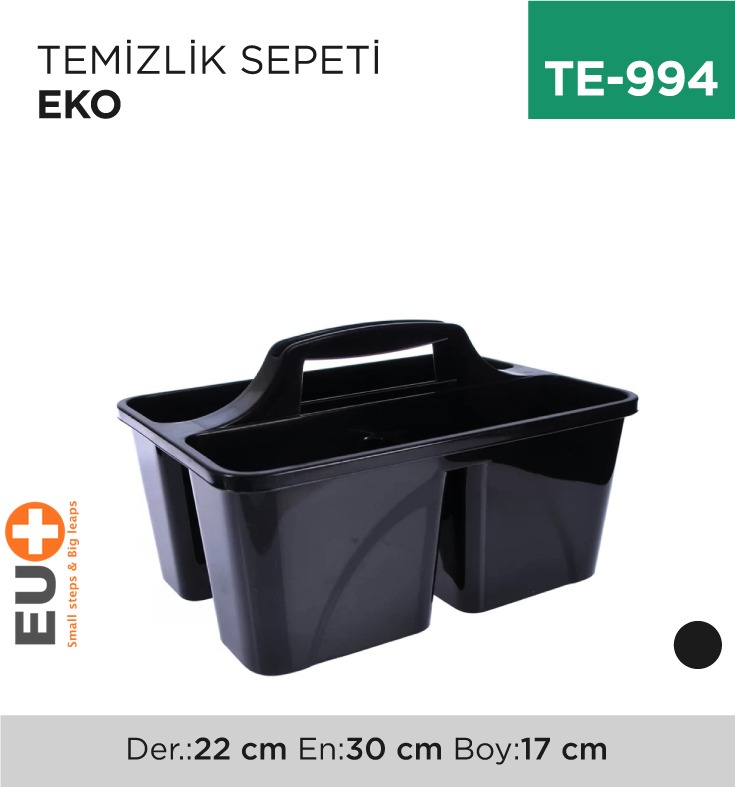 TEMİZLİK SEPETİ EKO ( 3 BÖLMELİ ) (2173)