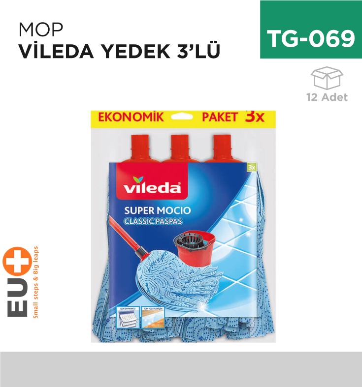 MOP VİLEDA YEDEK 3LÜ (2+1)