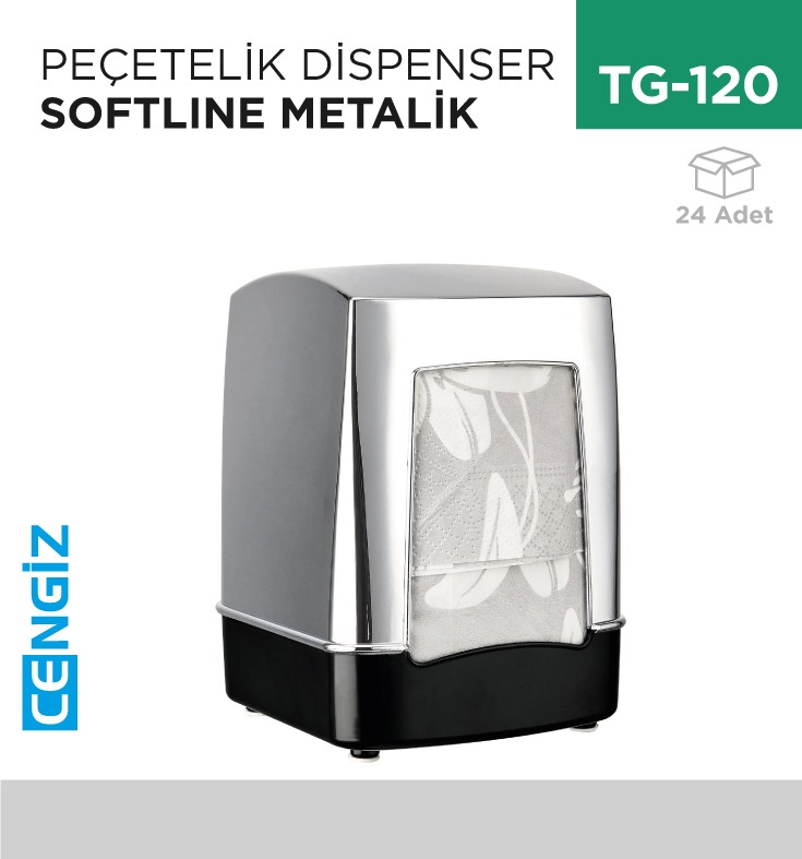 +PEÇETELİK DİSPENSER SOFTLINE KROM (F153)