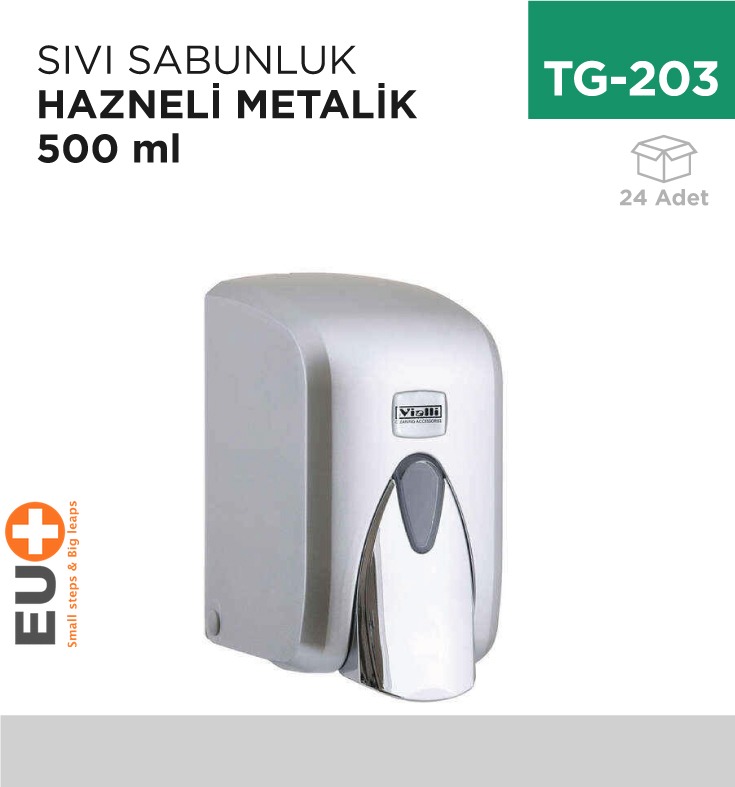 SIVI SABUNLUK HAZNELİ M.GRİ 500 ML (S5C)