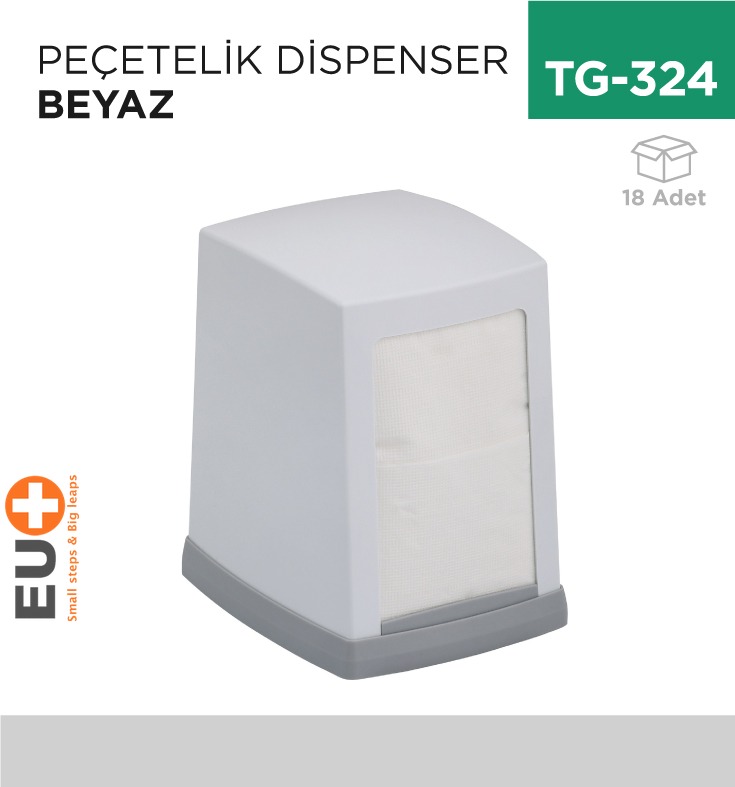 PEÇETELİK DİSPENSER BEYAZ VİALLİ (NP100)