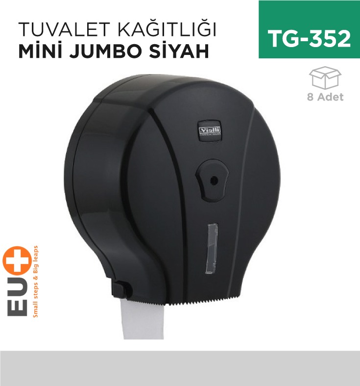 TUVALET KAĞITLIĞI MİNİ JUMBO SİYAH (MJ1B)