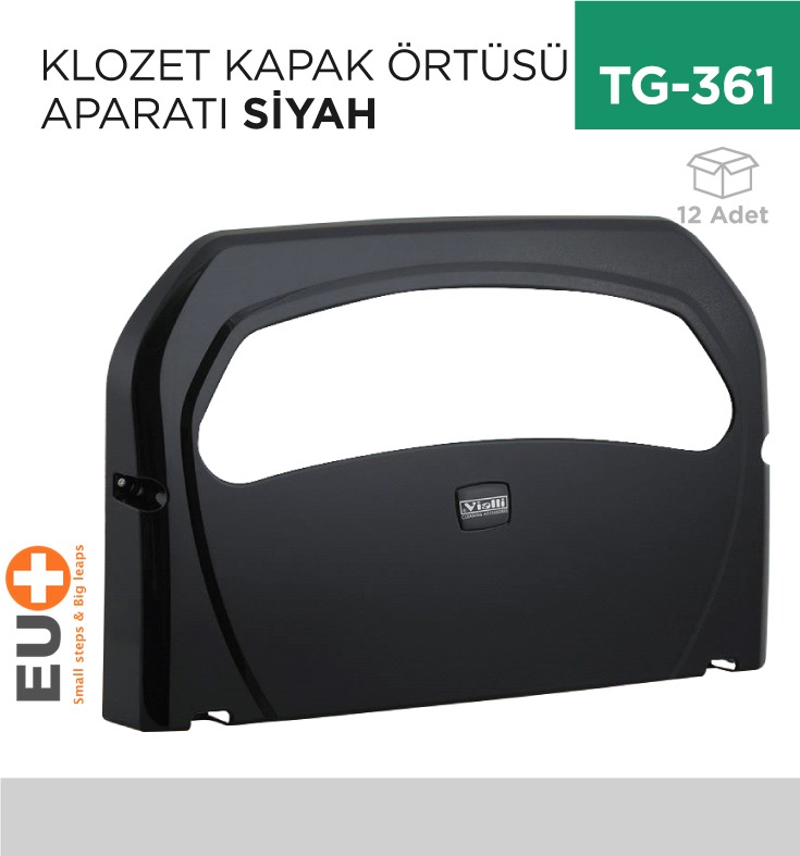 KLOZET KAPAK ÖRTÜSÜ APARATI SİYAH (K7B)