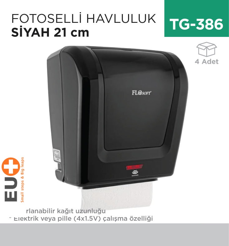 FOTOSELLİ HAVLULUK SİYAH 21 CM (F 047S)