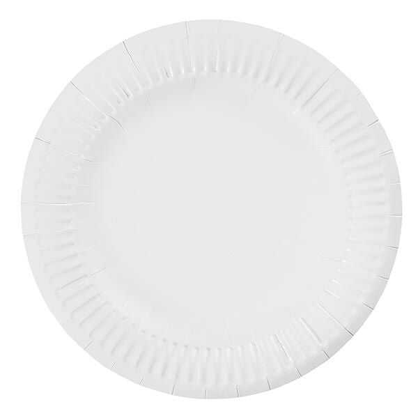 Beyaz Karton Tabak 23 cm