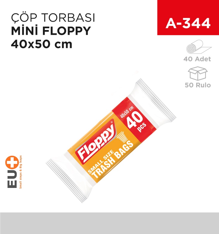 Çöp Torbası Mini Floppy 40*50 Cm - Koli:50 Adet