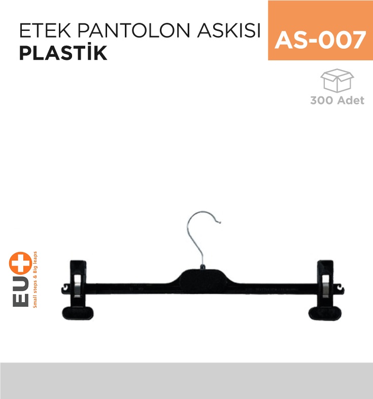 Etek Pantolon Askısı Plastik - Koli:300 Adet